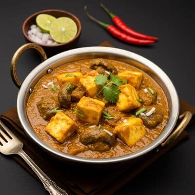 Mushroom Paneer Masala