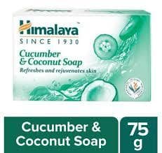 Himalaya Cucumber & Coconut Soap, Refreshes & Rejuvenates Skin, 75 G