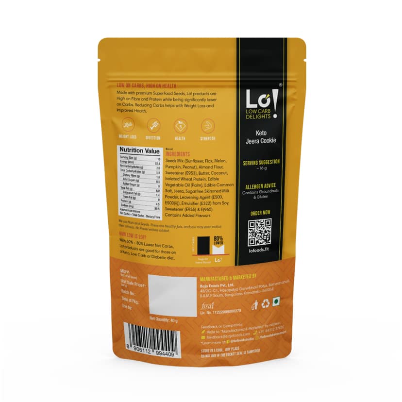 Jeera Keto Cookies 40 g view 2
