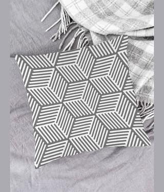 Houzzcode Single Gray Pillow Cover