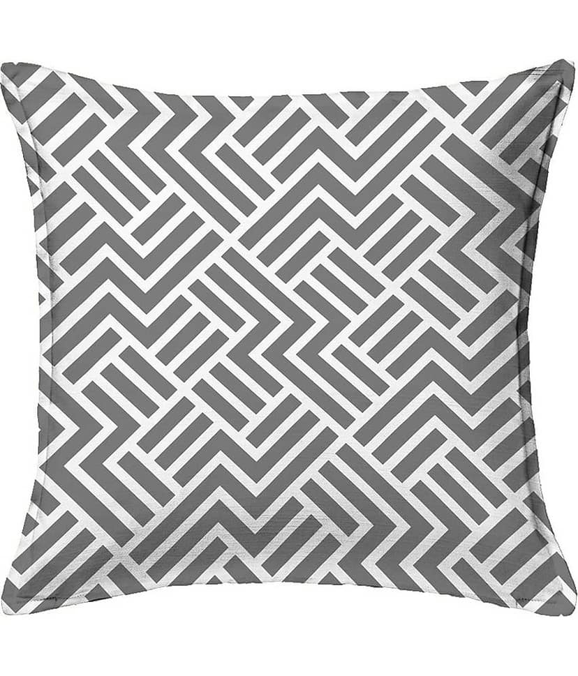 Houzzcode Single Gray Pillow Cover view 2