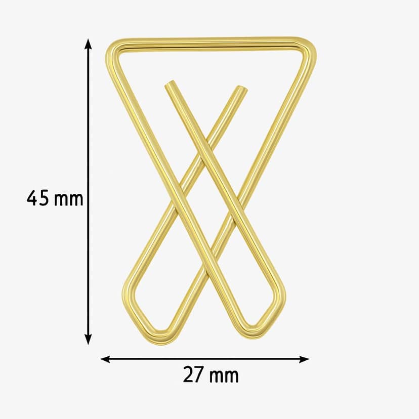 6 Pieces of X Shape Saree Safety Pin - Plain (3 Gold + 3 Silver) - Multipurpose Simple Hijab Pins for Girl and Women - Dupatta Pallu - Chunri Scarfs & Fancy Saree Pin view 2