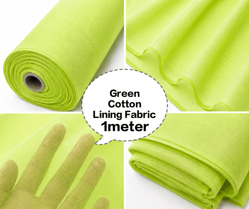 Green Cotton Lining Fabric (Chhota Panna), Green Cotton Lining Fibre (Chhota Panna), Green Lining Cloth (Chhota Panna), Soft Green Cotton Lining (Chhota Panna), Green Garment Lining Fabric (Chhota Panna) view 2