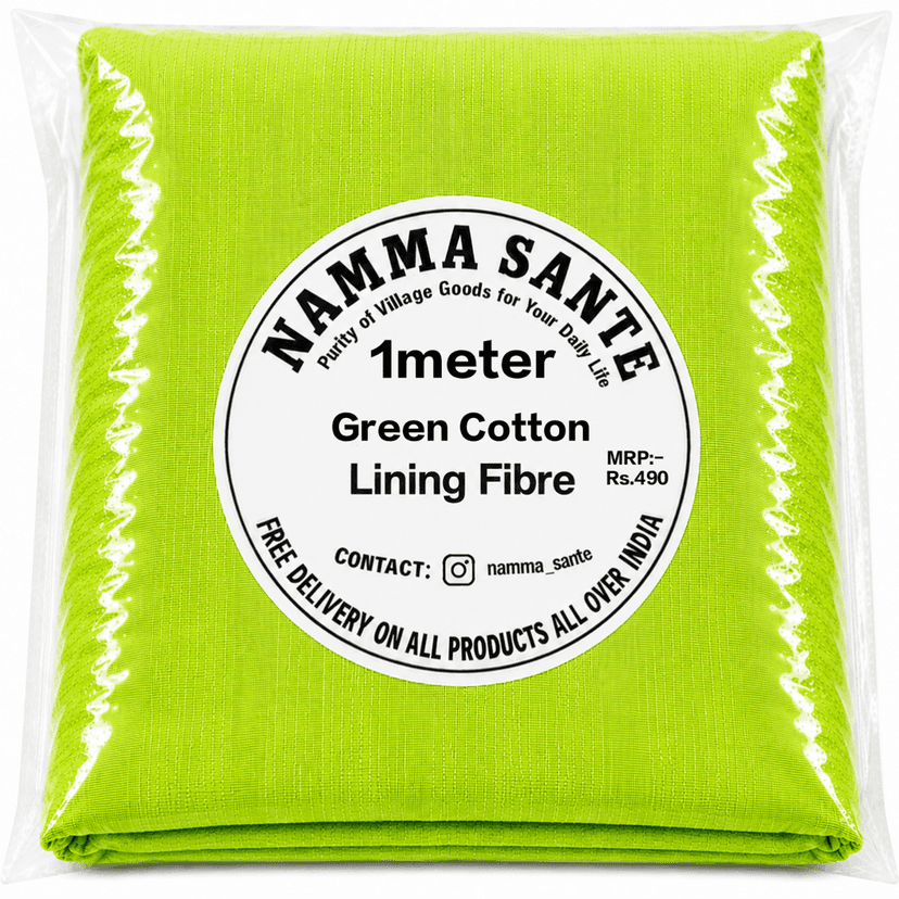 Green Cotton Lining Fabric (Chhota Panna), Green Cotton Lining Fibre (Chhota Panna), Green Lining Cloth (Chhota Panna), Soft Green Cotton Lining (Chhota Panna), Green Garment Lining Fabric (Chhota Panna) view 3