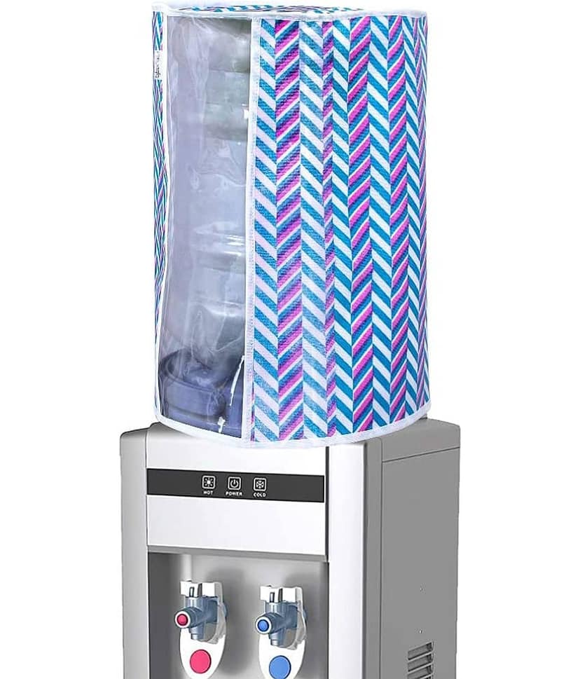 PrettyKrafts Single Polyester Blue Water Bottle Cover