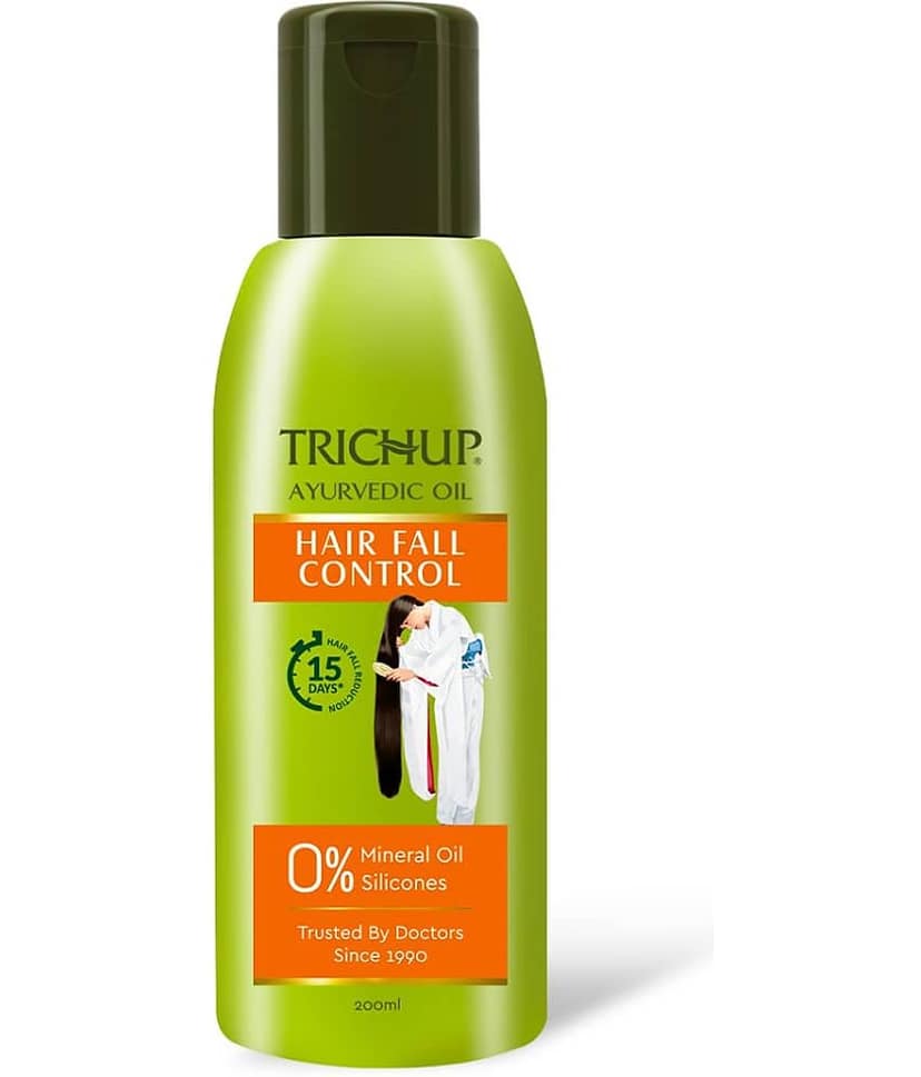 Trichup Hair Fall Control Ayurvedic Oil 200ml | Herbal Hair Strengthening & Nourishing Oil for Reduced Hair Fall