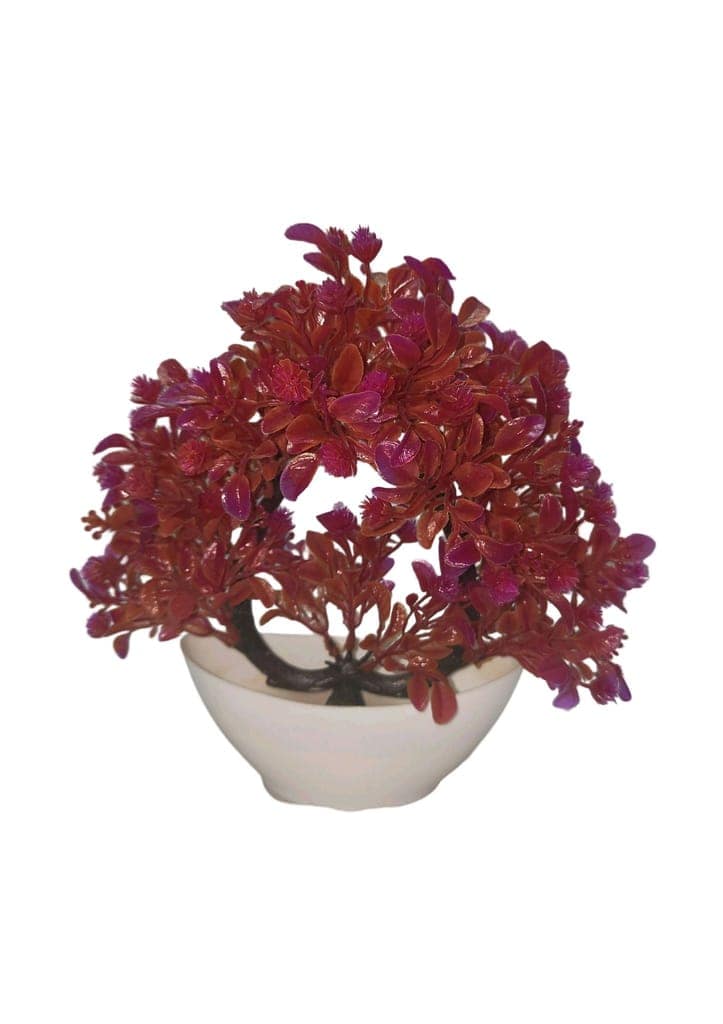 Bonsai Artificial Plant with Round Pot for Home Decor