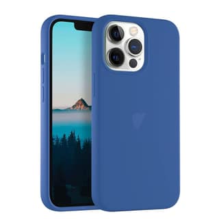 LIRAMARK Liquid Silicone Soft Back Cover Case for Apple iPhone 13 Pro Max (6.7 Inch)
