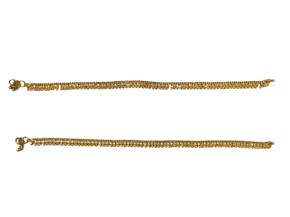 Elegant Gold Anklets for Women
