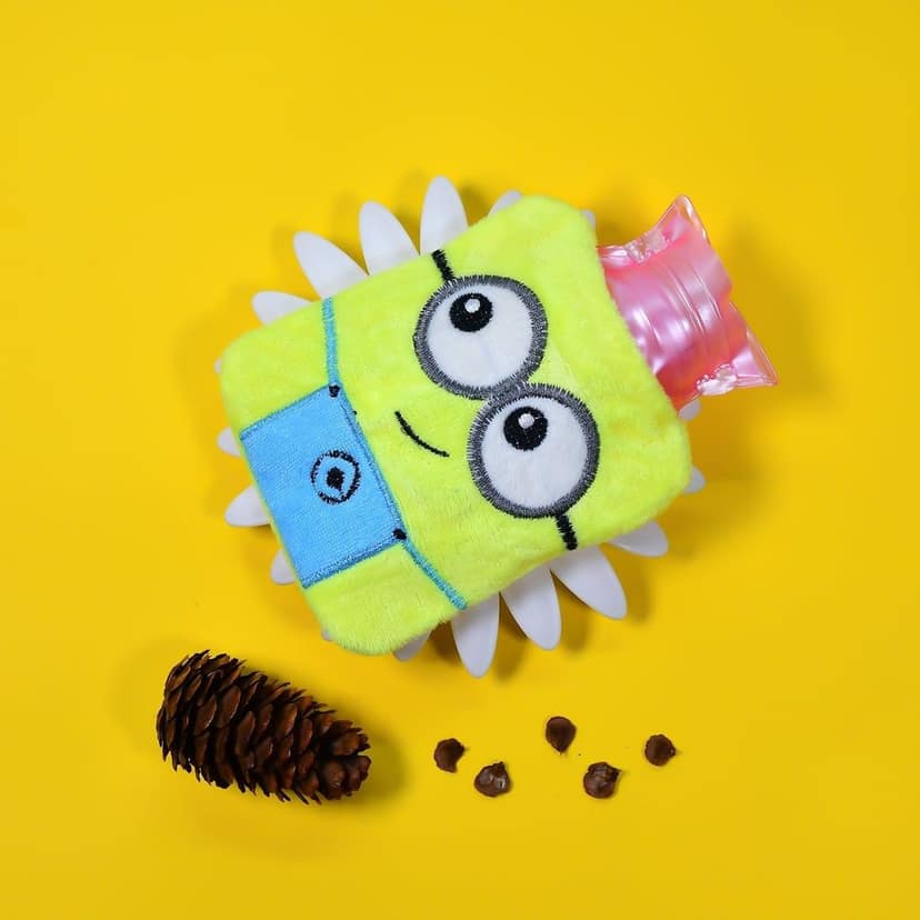 Minions Hot Water Bag - 2-Eye Design with Cover for Pain Relief & Warming view 6
