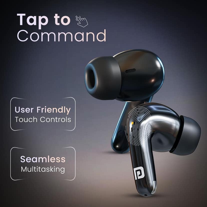 Portronics Harmonics Twins 33 ANC Bluetooth in Ear Earbuds view 2