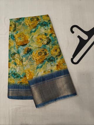 Flower Dola Silk Saree