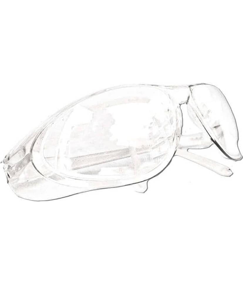 Sun100 White Men's and Women's Safety Goggle (Pack of 12) Safety Goggles view 2