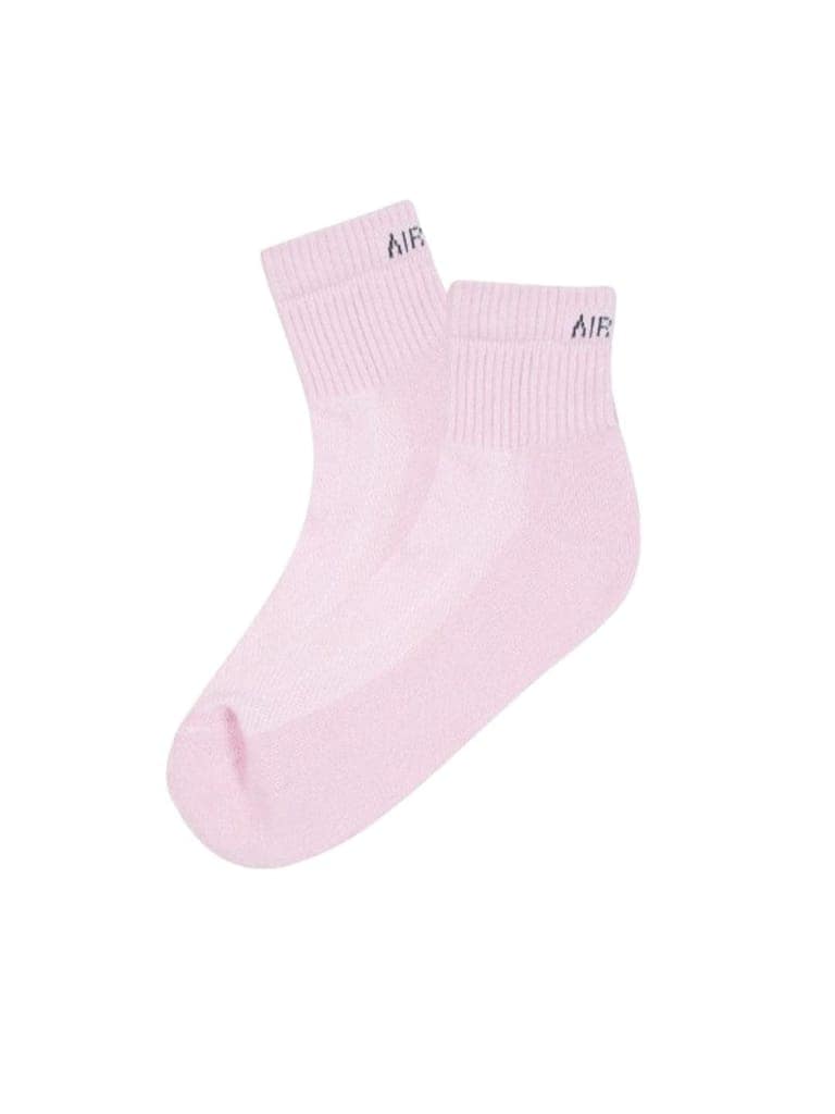 AirGarb Premium Cotton Cushioned High Ankle Socks - HA-1LP (Free Size) Pink