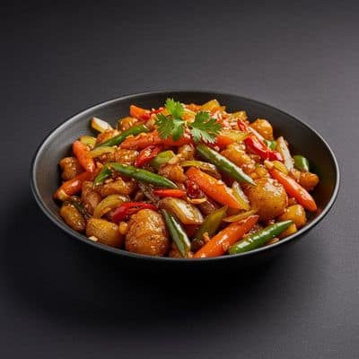 Crispy Veg Schezwan Dry
