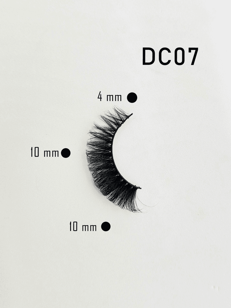 BOBI D curl lashes DC07 Reusable & Waterproof -1 Pair view 3