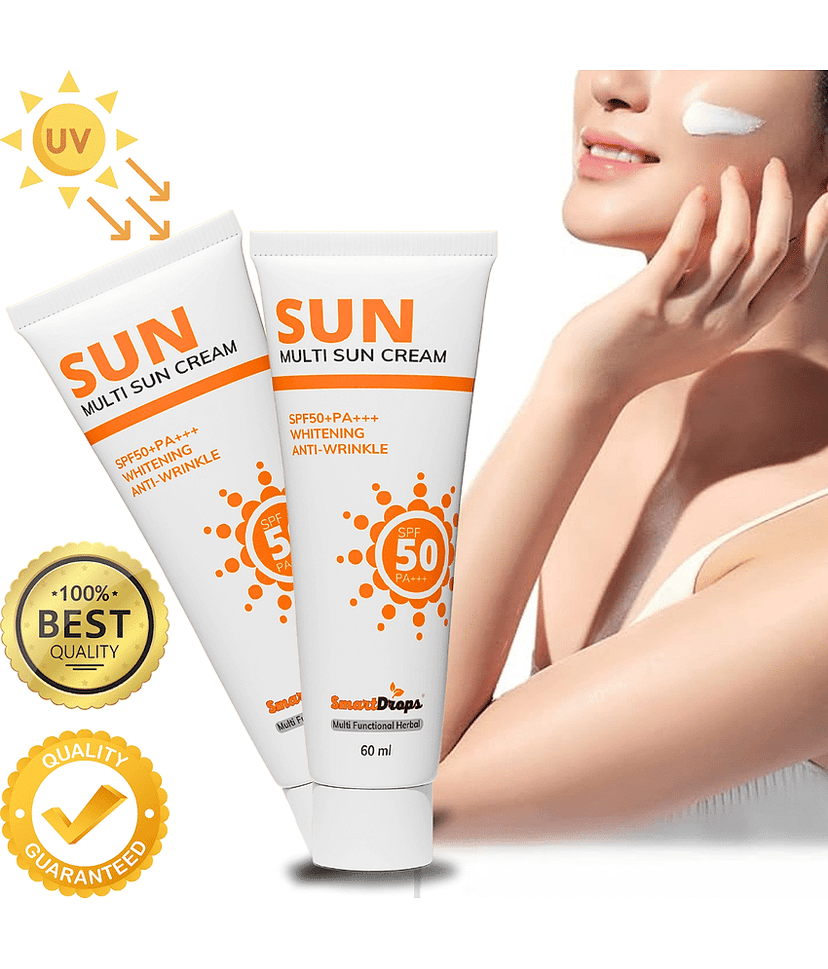Smart drops SPF 15 Sunscreen Cream For All Skin Type ( Pack of 2 )