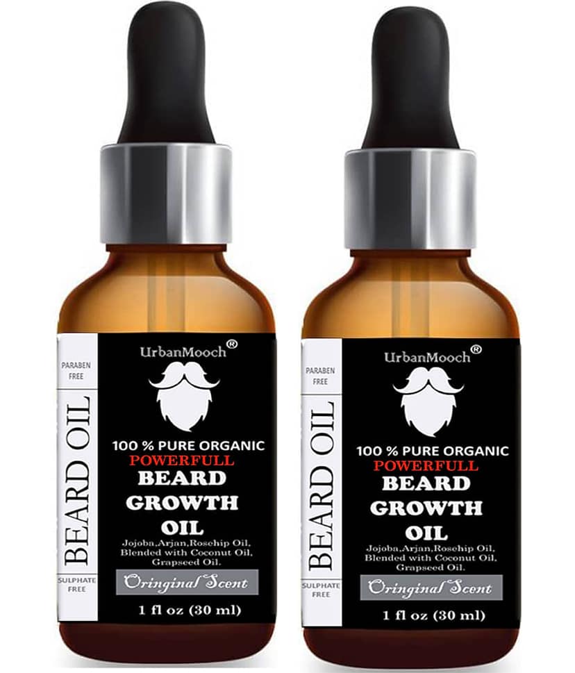 UrbanMooch Faster Beard Oil For Growth 60 ml Pack of 2