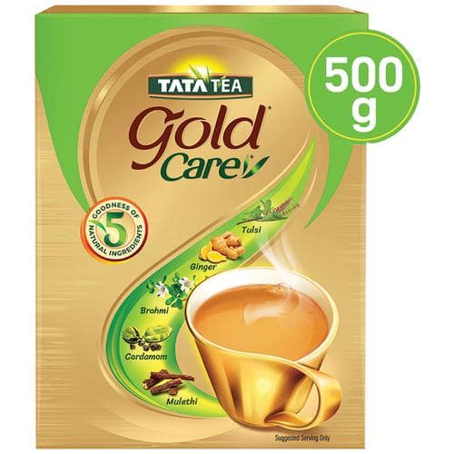 Tata Tea Gold Care Goodness Of 5 Natural Flavours, 500 g