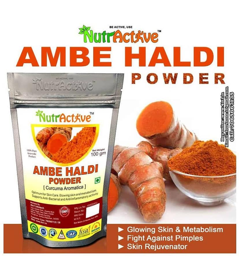 Nutractive Ambe Haldi Powder 100 Gm Pack of 4 view 2