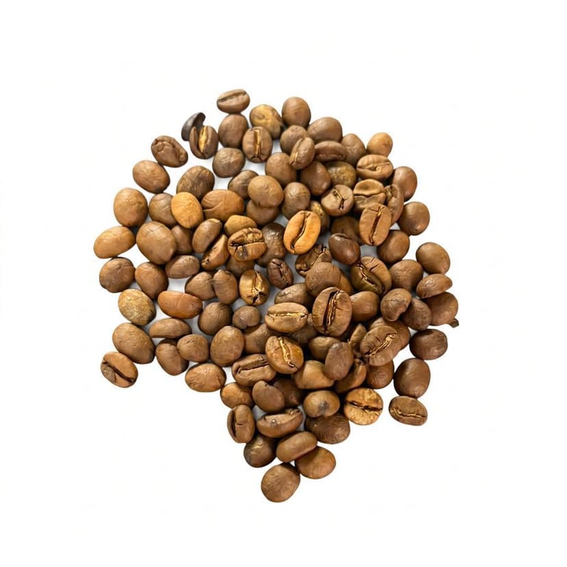 MEDIUM ROASTED COFFEE BEANS - ARABICA - ROBUSTA BLEND - 1000 gm - One stand-up zipper pouch view 2