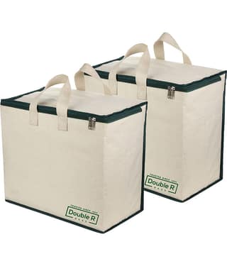 Double R Bags - Green Canvas Shopping Bag