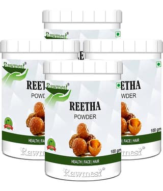 Rawmest Reetha Powder 400 Gm Pack of 4
