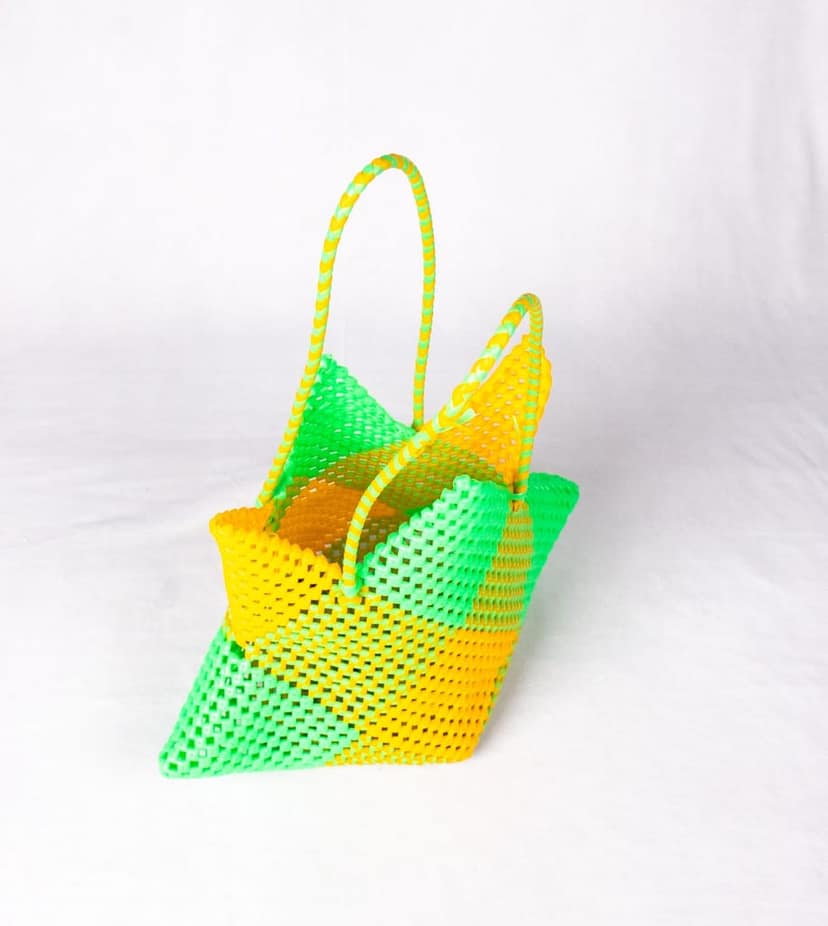 HAND MADE PLASTIC WIRE BAG view 4