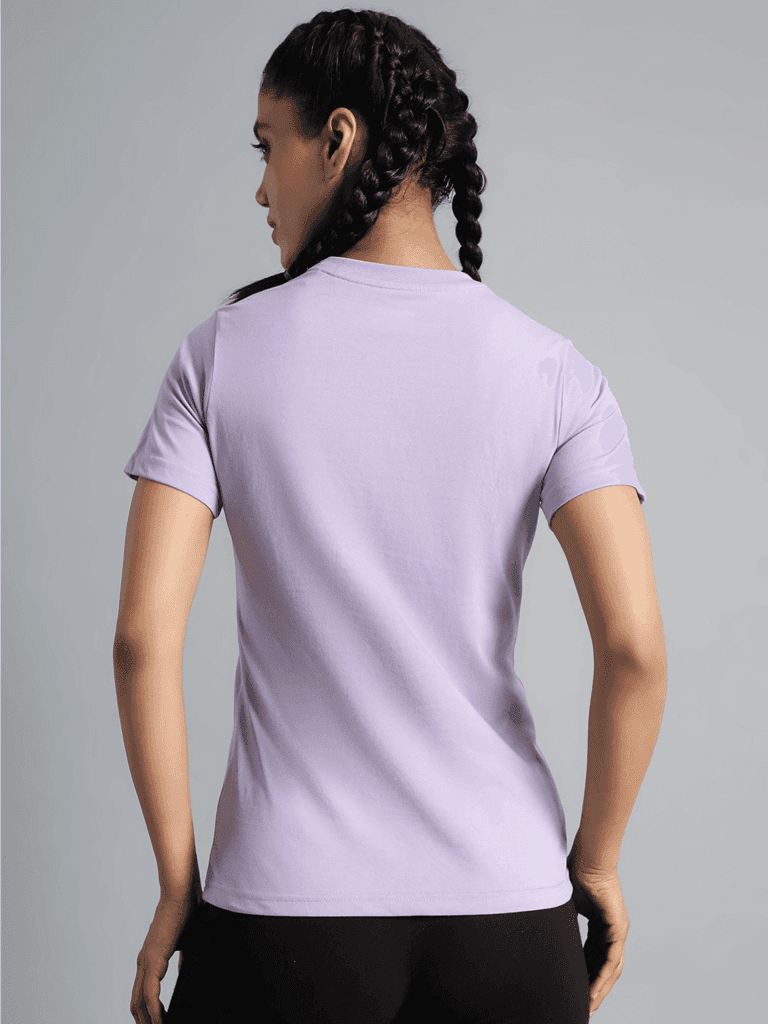 Tany Round Neck Cotton Rich Half Sleeve Solid Regular fit Cottonpoly T-shirt for Women Comfortable soft Breathable Fabric Stretchable for Everyday Use Ideal for Casualwear view 4
