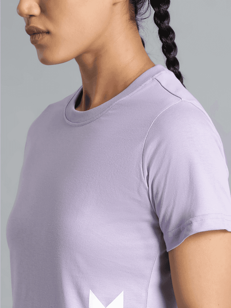 Tany Round Neck Cotton Rich Half Sleeve Solid Regular fit Cottonpoly T-shirt for Women Comfortable soft Breathable Fabric Stretchable for Everyday Use Ideal for Casualwear view 5