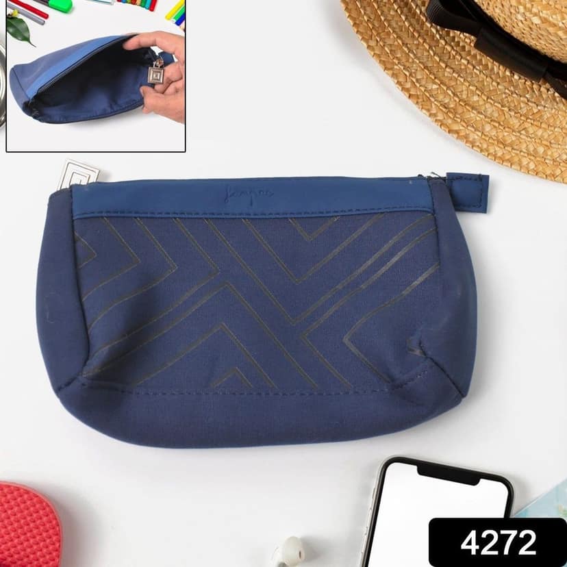 Multipurpose Big Makeup Pouch, Stationery Bag (1 Pc) view 2