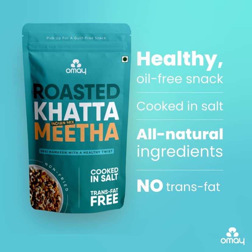 Omay Foods Khatta Meetha, 400 gm Pouch (Pack of 2) view 2