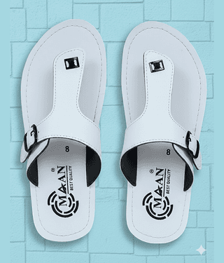 MAAN Grey Men's Thong Flip Flop