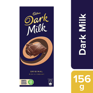 Cadbury Dark Milk Rich & Creamy Chocolate, 156 gm