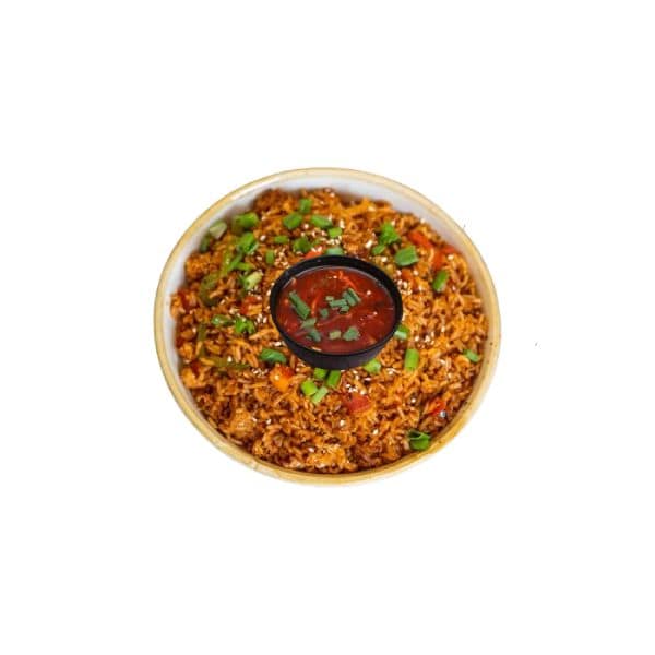 Veg Korean Rice with Gravy Half