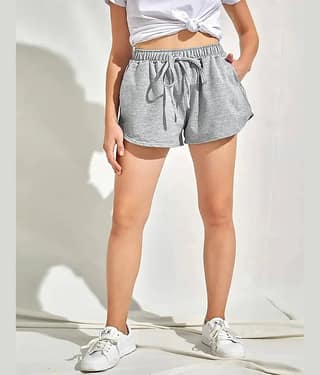 Scrott Merchandise Cotton Hot Pants - Gray