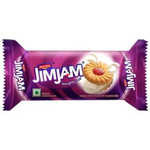 Britannia JimJam Naughty Jam biscuits - Britannia JimJam Naughty Jam biscuits 57 gm view 2