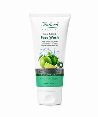 Anherb Natural Face Wash - Lime & Mint - 100ml
