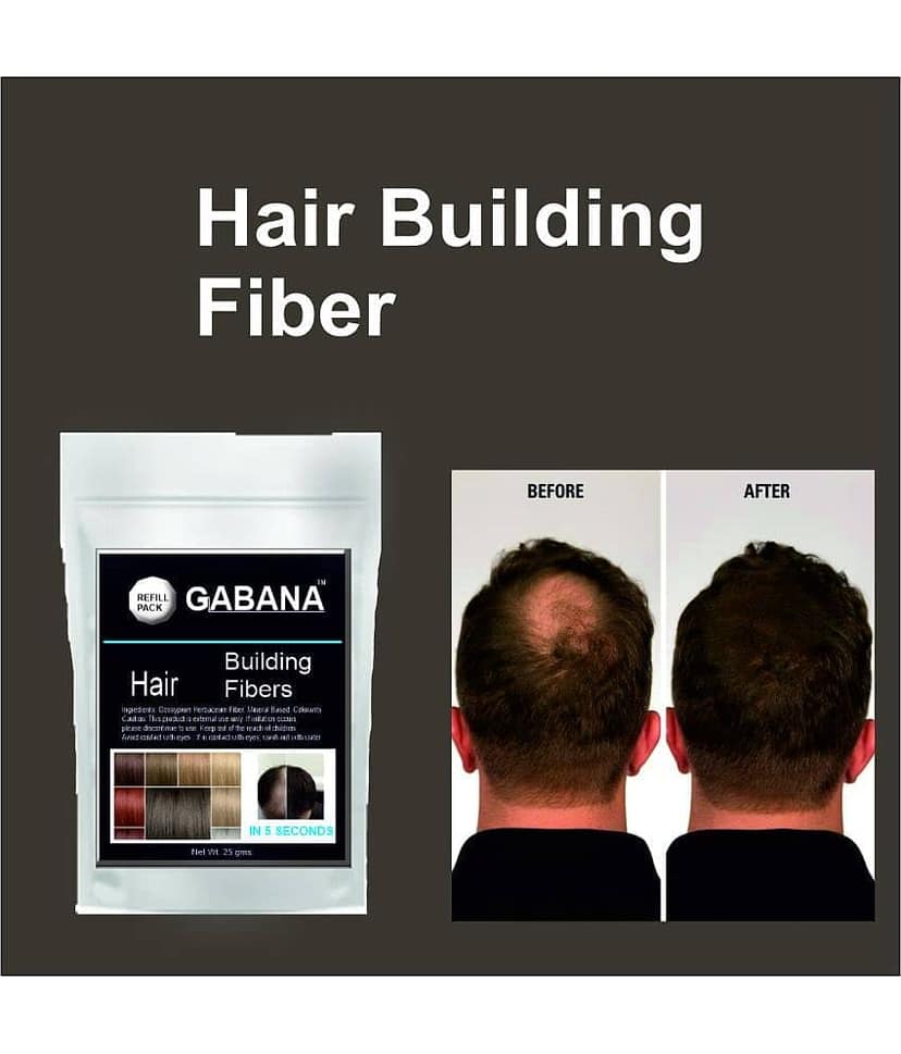GABANA Hair Building Fiber for Men & Women 25 gm view 2