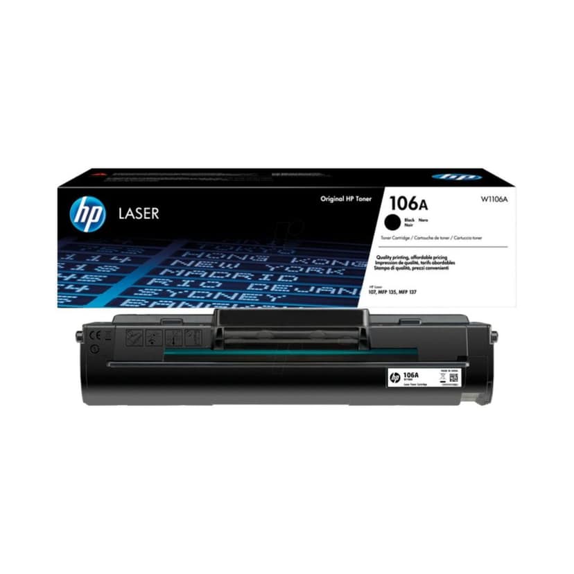 HP 106A Black Toner Cartridge (W1106A)