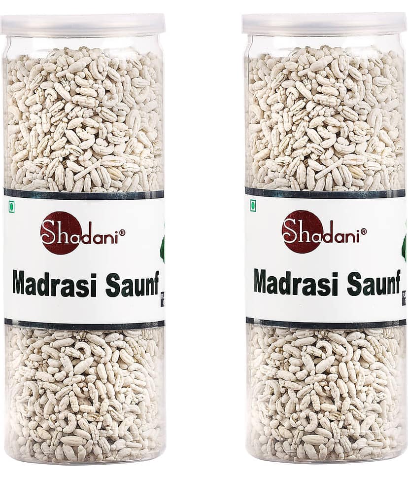 Shadani Madrasi Saunf Can 200g (Pack of 2)