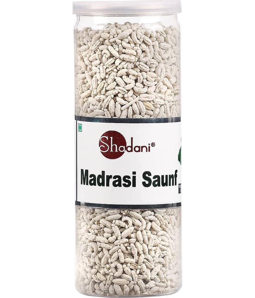 Shadani Madrasi Saunf Can 200g (Pack of 2) view 2