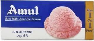 AMUL STRAWBERRY ICE CREAM 750ML