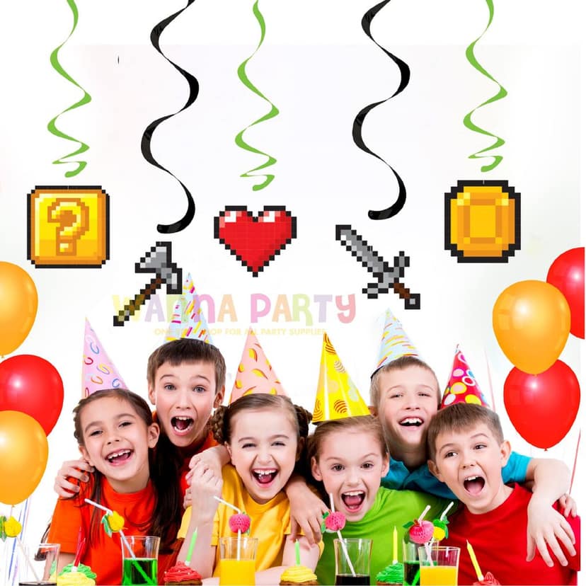 Video Game Theme Dangling Decorations - 5 PC view 4