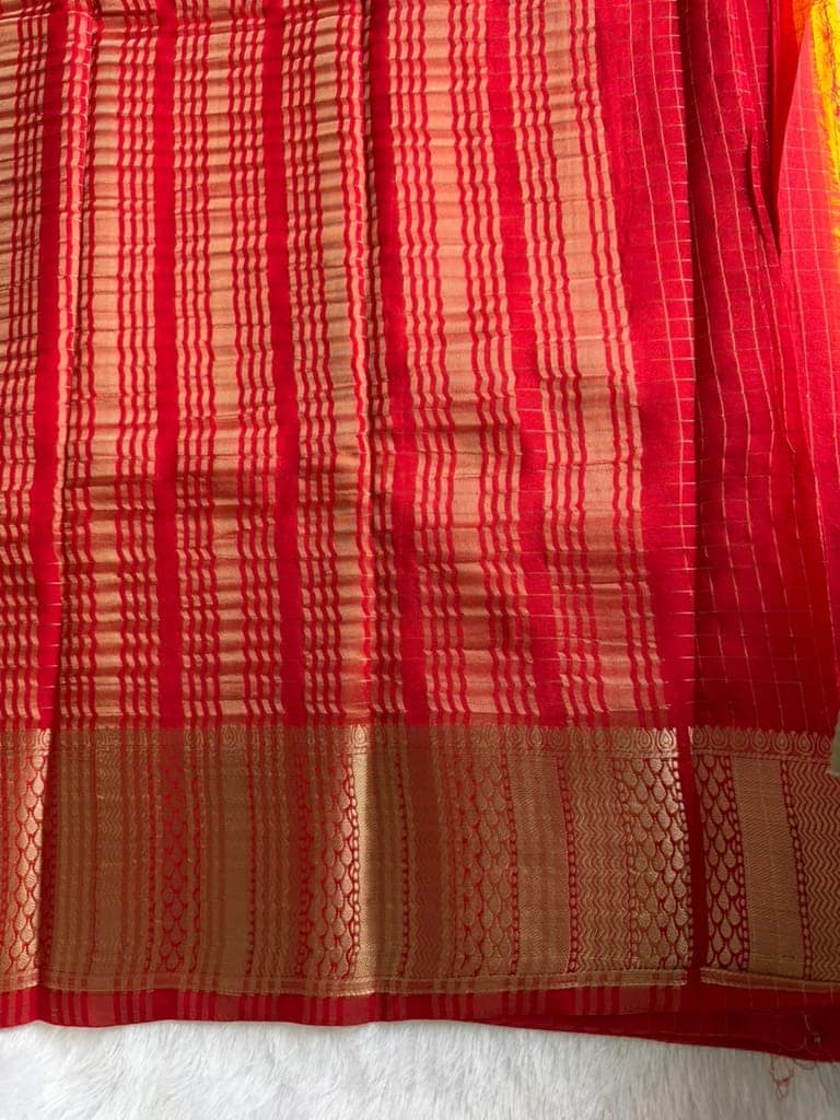 Yellow Saree view 2