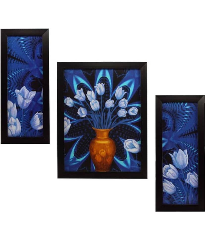 Indianara Synthetic Painting With Frame