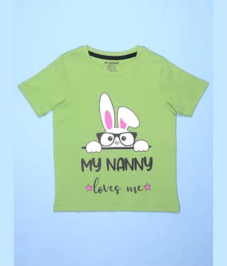 Be Awara Pack of 1 Boys Cotton T-Shirt ( Green )