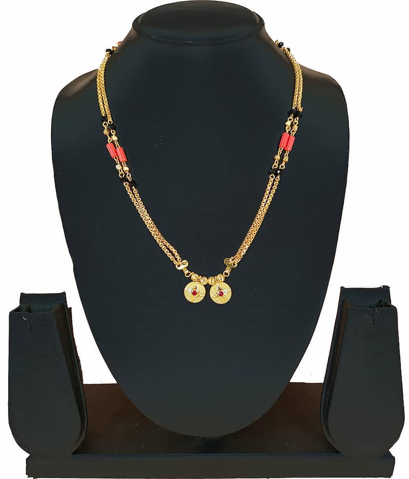 JIPPA Golden Mangalsutra ( Pack of 1 ) view 2