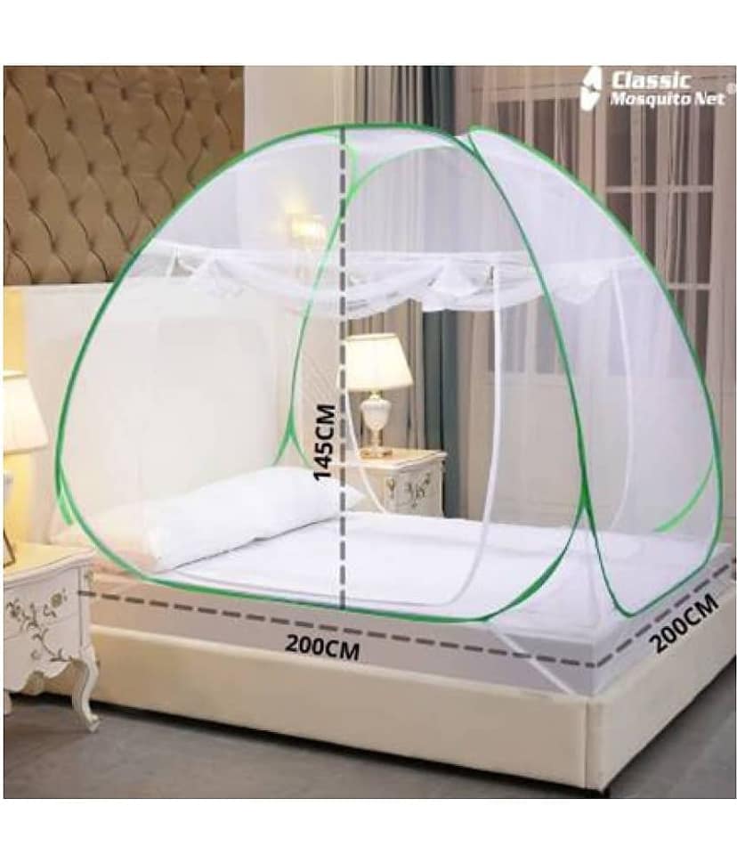 Classic Mosquito Net, Machardani King Pink Plain Mosquito Net, Machardani view 2