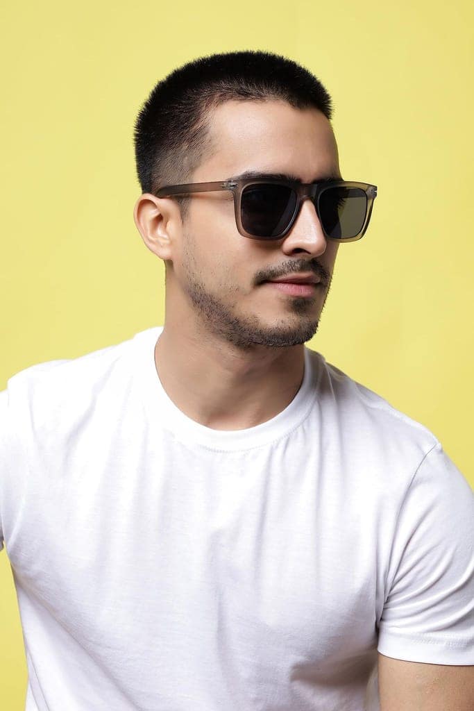 Eyenaks Men's Matte Grey Wayfarer Sunglasses - Stylish UV Protection Eyewear Pack of 1 view 7